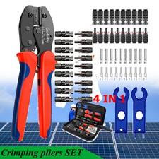 Solar Crimper Tool Connector Spanner PV Crimping Wrenches Kit  2.5-4-6mm² Cable
