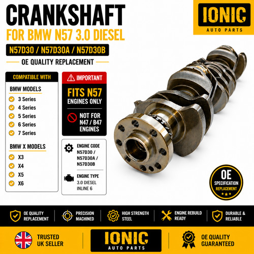 Crankshaft for bmw - 5, 7