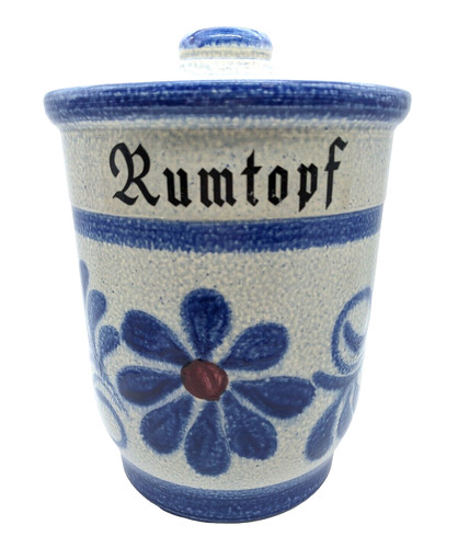 German rumtopf glazed - rumtopf,