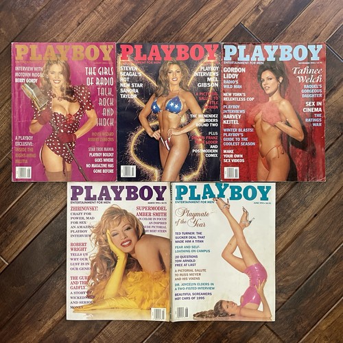 Playboy magazines bundle - 5,