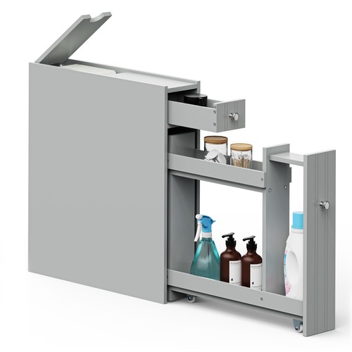 Slim bathroom storage - storage, unit