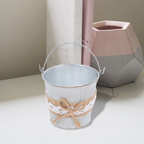 Iron flower bucket - iron,