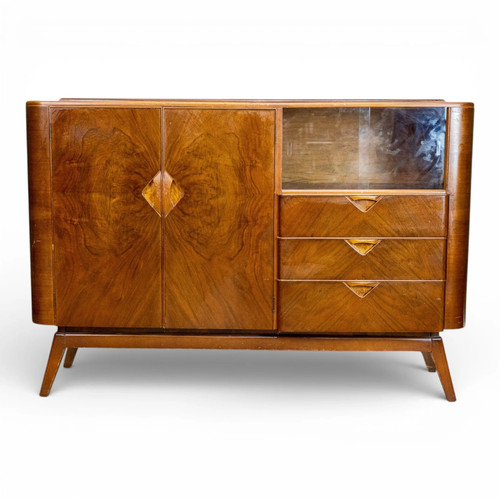 Art deco style walnut - art,