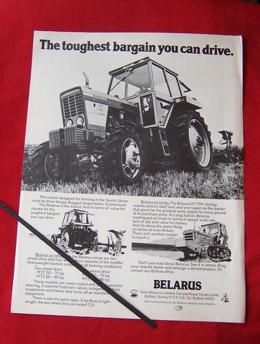 Belarus mtz tractor 1976 - tractor,