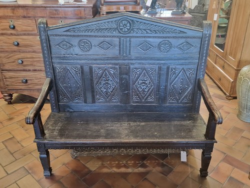 18th century carved - carved, oak