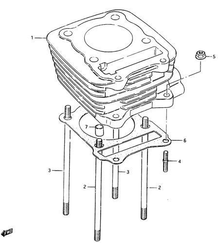 Suzuki genuine stud - suzuki, 8x150