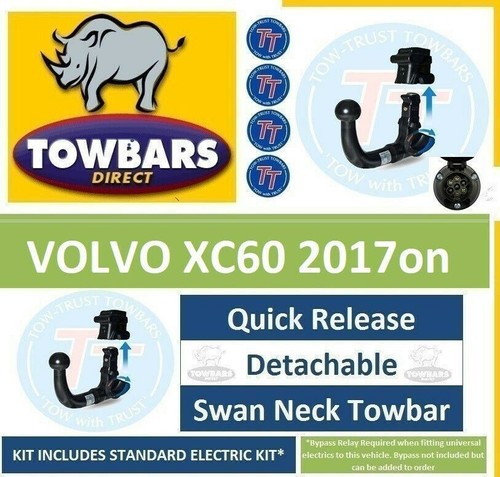 Detachable towbar for - towbar, volvo