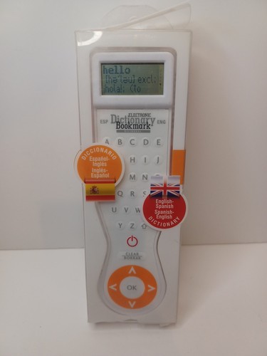 Electronic dictionary bookmark - electronic,