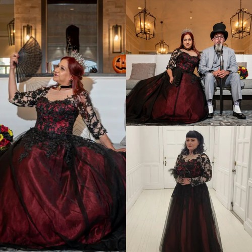 Gothic plus size wedding - gothic,