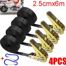 6m x 25mm Zinc Ratchet Straps