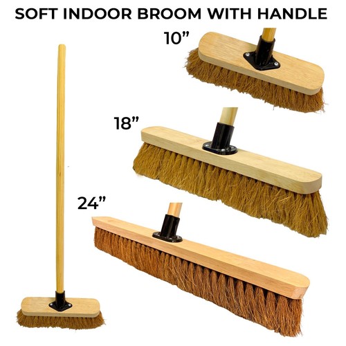 Soft broom with - broom, indoor