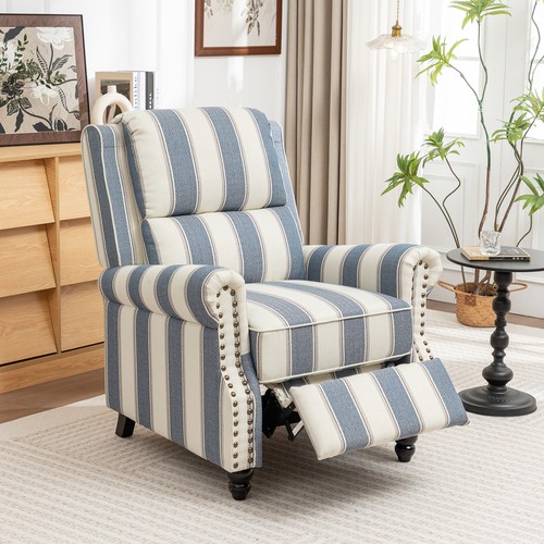 Recliner armchair tartan chair - armchair,