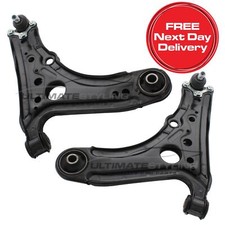 VW Polo 6N2 2000-2002 Steel Front Lower Wishbone Arms 1 Pair Drivers & Passenger
