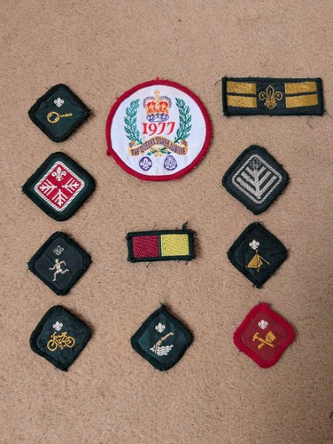 Boy scouts badges from the - boy,