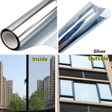 One Way Mirror Reflective Window Film Home Privacy Solar Tint Foil Glass Sticker