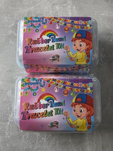 Rainbow loom rubber band - rainbow,