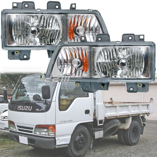 Pair crystal clear headlight - crystal,
