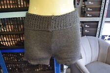 Grey Capezio Ballet warm-up  roll down waist dance shorts - Adult Small UK 8-10