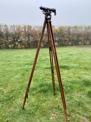 Vintage surveyors level with - vintage,