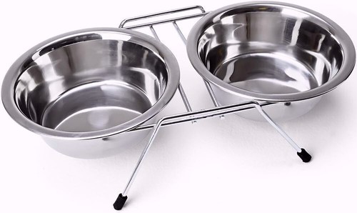 Stainless steel double pet - stainless,