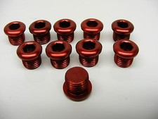 10 NEW #4 ALUM O-RING PORT PLUGS DRY SUMP BLOCK EARLS AEROQUIP RACE 022716-18