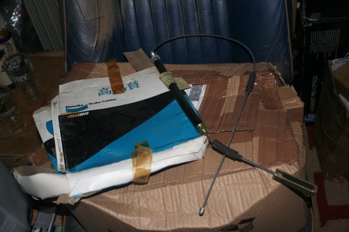 Nos right hand handbrake - right, cable