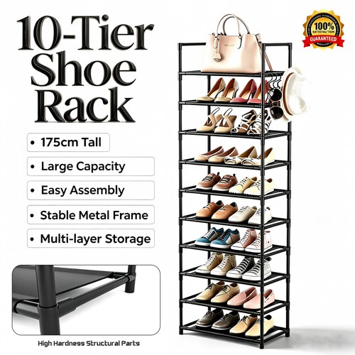 Tier vertical shoe - shoe, rack