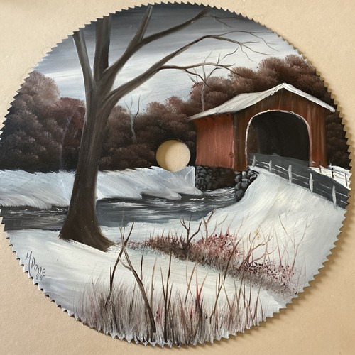 Old winter covered - winter, bridge