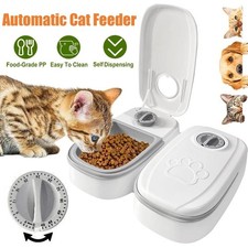 2X Automatic Cat Feeder Electronic Timed Dry and Wet Pet Dog Cat Food Dispenser