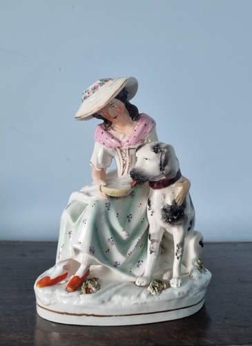 Antique staffordshire figurine - antique,