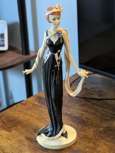 Art deco style lady - art,