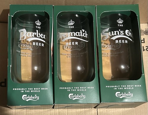 Carlsberg pint glasses - 3/3,