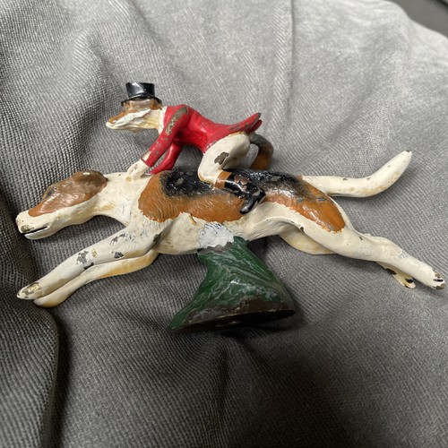 Vintage fox riding hound - fox,