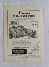 Jones Automatic Twin Tie Baler