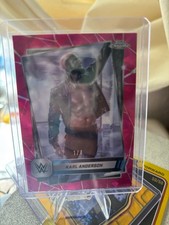 2025 Topps Chrome WWE Sapphire Edition Karl Anderson #79 Padparadscha 1/1 (AU)