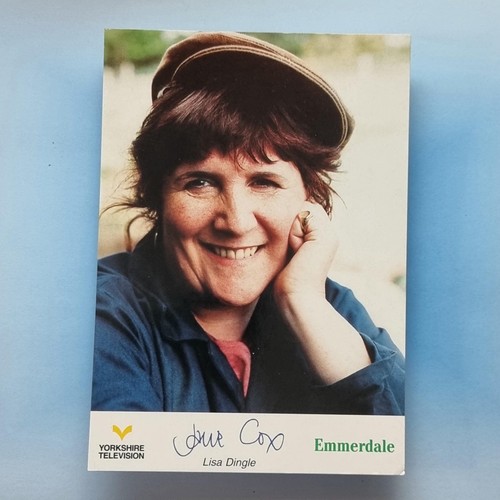 Emmerdale cast card c1995 - card,