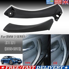 Fit BMW E90 Passenger Side Left Inner Outer Door Panel Handle Pull Trim Cover