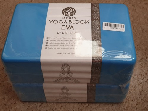 Eva yoga blocks set blue - eva,