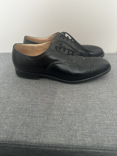 Church legate black leather - legate,