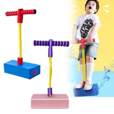 Kid Foam Pogo Jumper Soft Pogo Stick Jump Bounce Space Balance Exercise Toy