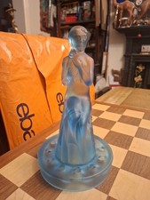 Antique Art Deco Sowerby Blue
