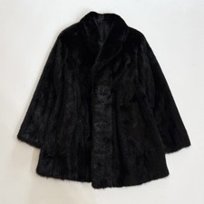 Real Mink Fur Luxury Coat