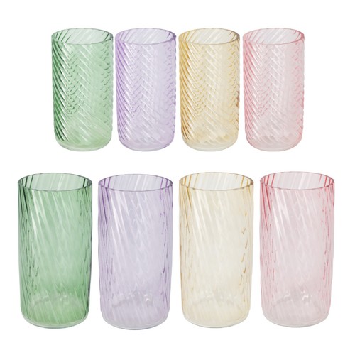 Glass flower vase heavy - flower,