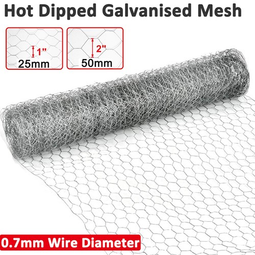 50m galvanised chicken wire - 6m~50m,