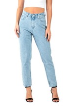 Wakee Light Blue Ultra High Rise Boyfriend Jeans 10195
