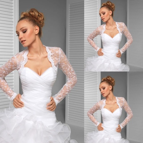 Elegant wedding dress jacket - dress,