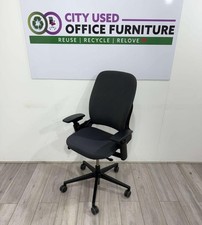 Steelcase Leap V2 Ergonomic Operator Chair, Fully Adjustable, Graphite