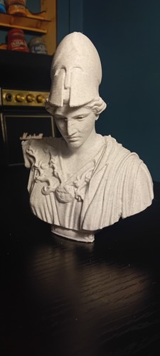 Athena with helmet bust - with, greek