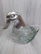 Glass Duck Decanter with