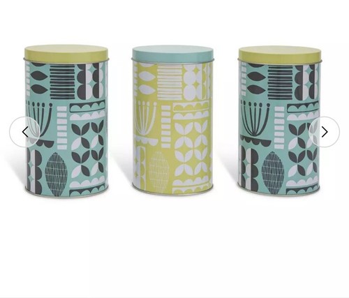 New set habitat floral tin - new, 3